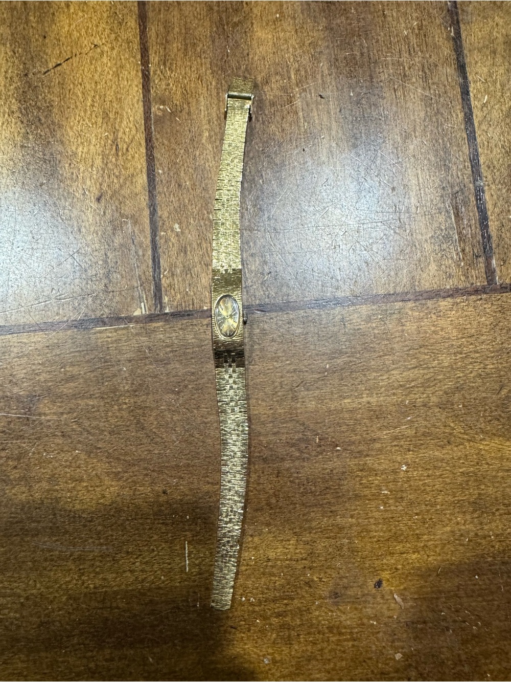 Gold-Tone Women's Mesh Bracelet Watch